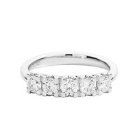 Anello Recarlo Donna Anniversary Square in Oro bianco Diamante R01MZ031/025-13